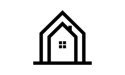 simple modern home vector