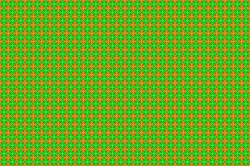 Green flowers alternate with brown for background, seamless pattern, for wallpaper, curtain design, carpet, clothing, wrap, batik, fabric pattern.