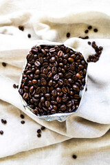 bolsa de granos de café
