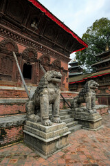 Shiva Parti Temple in Kathmandu Durbar Square in Kathmandu, Nepal.