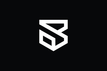 B logo letter design on luxury background. B logo monogram initials letter concept. B icon logo design. Elegant and Professional letter icon design on black background. B © Fin House