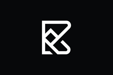 RK logo letter design on luxury background. KR logo monogram initials letter concept. RK icon logo design. KR elegant and Professional letter icon design on black background. R K KR RK