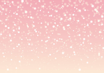 ピンクのキラキラしたイルミネーション