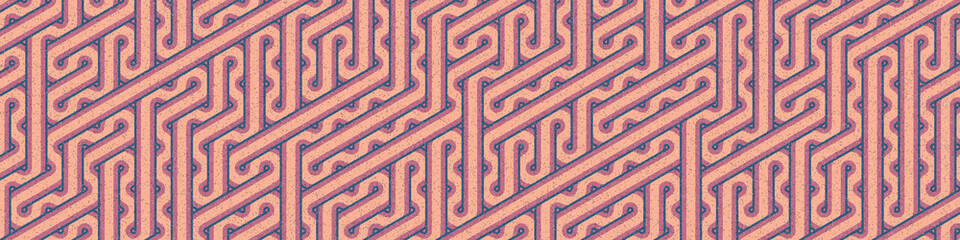 Colour Hexagon Tile Connection art background design illustration