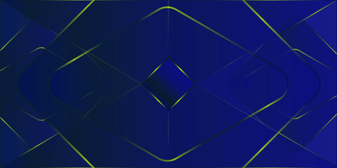 Blue Abstract Background With Triangles