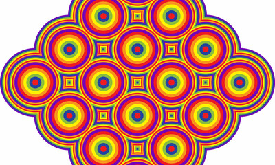 multiple colored texture background design