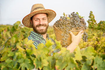 young farmer smiling