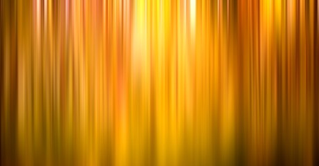 Gradient vertical blurry yellow lines background motion blur golden stripes abstract waterfall...