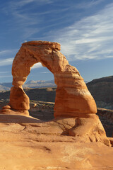 Delicate Arch in Arches National Park, most famous sandstone Delicate Arch , Utah, United States