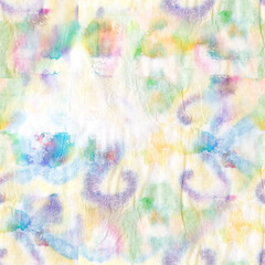 Seamless dirty art. Repeat watercolor background.