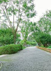 A path in a park in Chengdu, Sichuan, China