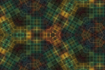 Symmetrical background with very beautiful colored mosaics 