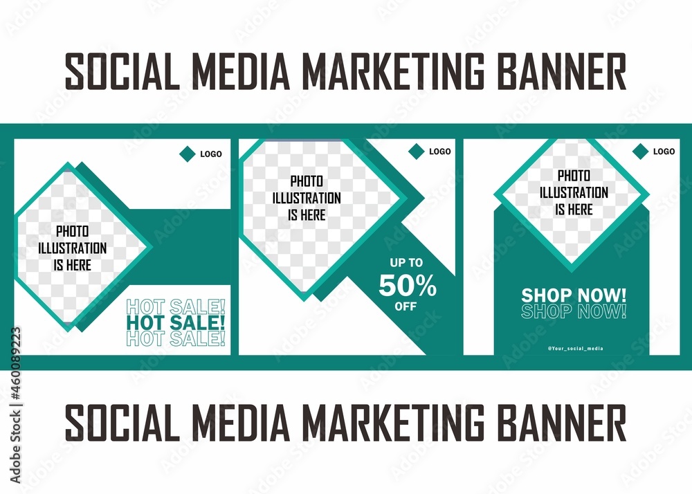 Poster social media marketing design idea. easy to edit with vector file. can use for your creative content