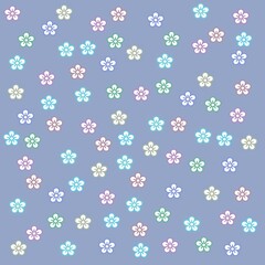 Pastel Spring Floral Patterned Backgrounds, Stationery and, Journal Paper