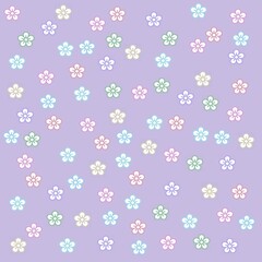Pastel Spring Floral Patterned Backgrounds, Stationery and, Journal Paper