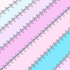 Multicolored Stitching Patterned Background, Texture and, Stationery.
