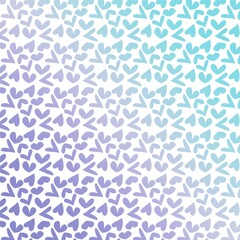 Valentines Heart Gradient Ombre Rainbow Texture