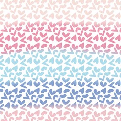 Valentines Heart Gradient Ombre Rainbow Texture