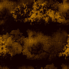 Gold and black bright abstract dirty art. Grunge