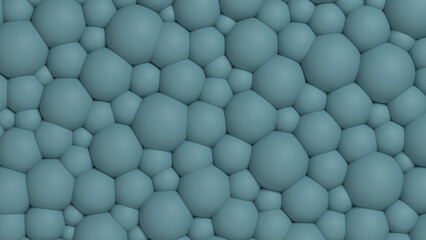 Plastic convex bubble textured Weldon blue background