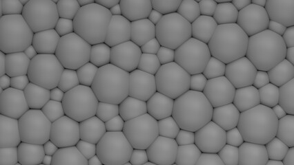Convex bubble textured gray background