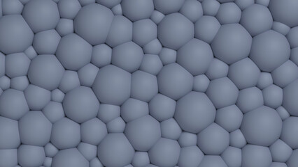 Convex bubble textured blue-gray background