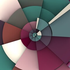 Obraz premium Colorful abstract spiral background. spiral staircase imitation. 3d pattern