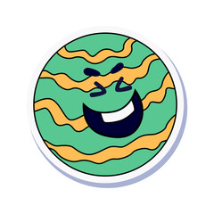 Fototapeta premium Funny Planet Sticker