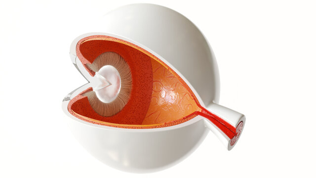 Human eye anatomy VERSION02 - 3D Rendering
