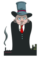 Patron capitaliste pollueur