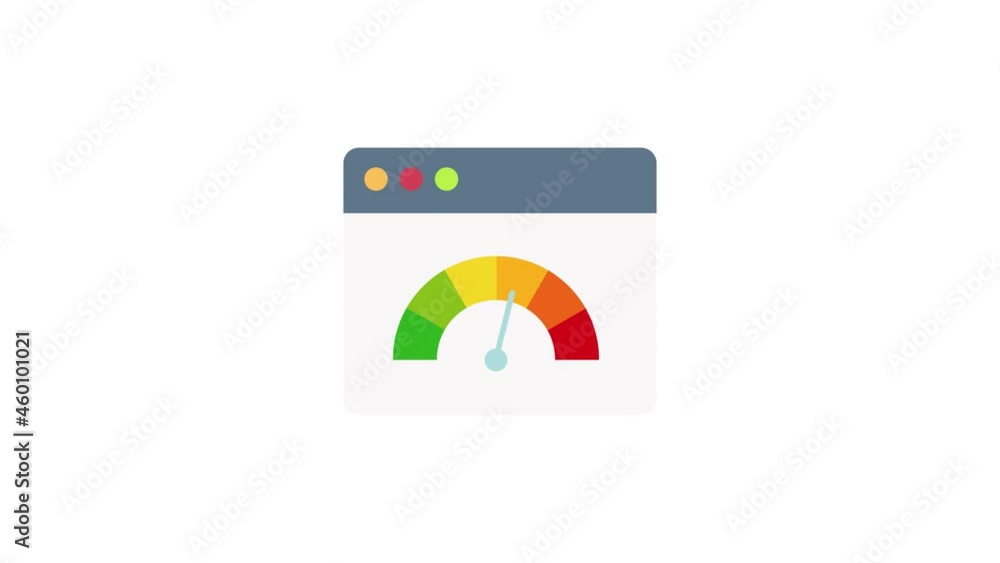 Poster broswer icon animated.broswer icon motion animation. can be used for your project and explainer vide