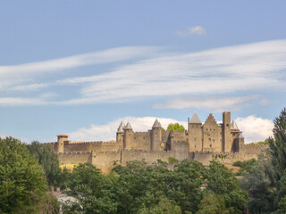 Fototapeta na wymiar View of Carcassonne, France
