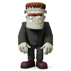 Frankensteins monster 3D character front view