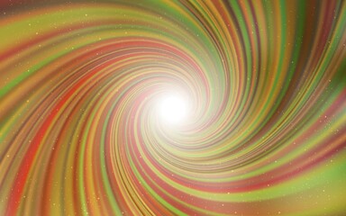 Obraz premium Light Orange vector texture with milky way stars.
