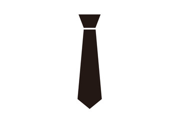 ネクタイのアイコン。シンプルなネクタイのイラスト。