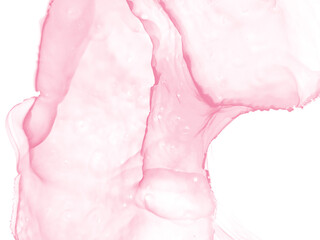 Alcohol pink and whate ink background. For card