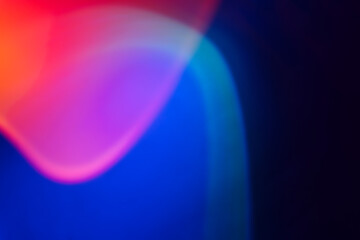Abstract background in neon gradient. Vivid blue, pink and orange colors