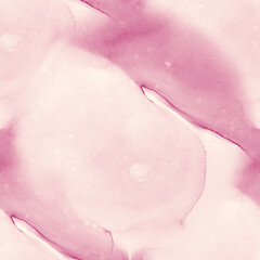 Obraz na płótnie Canvas Alcohol ink pink seamless background. Material