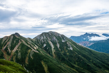Naklejka premium 見事な山の風景