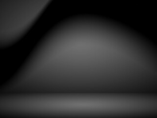 Abstract black background, can be used for valentines or Christmas design layout, studio, web template, room and report with smooth gradient color. ( Black and gray background )