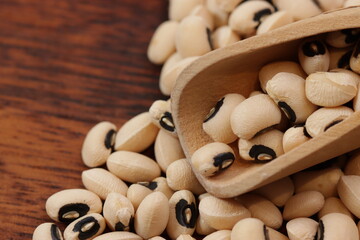 Ravvicinato di fagioli dall’occhio
