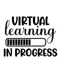 Virtual Learning SVG Bundle, SVG files for Cricut, svg designs, svg cut files, printable pdf png, instant download, svg dxf eps png pdf, Virtual Learning Teacher png, Cut File for Cricut, Silhouette, 