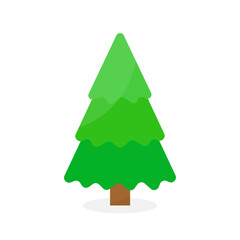 This is a Christmas tree isolated on a white background.