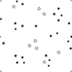 A simple pattern with stars. Vector seamless ornament