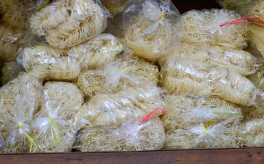 Food and spice shop at rural market