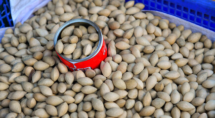 Food and spice shop at rural market