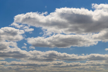 blue sky with clouds as background