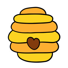 beehive illustration