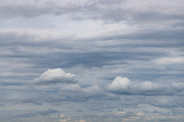 blue sky with clouds as background