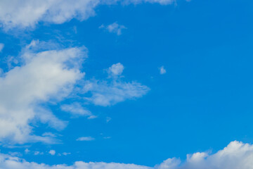 Obraz na płótnie Canvas abstract blue sky after rained